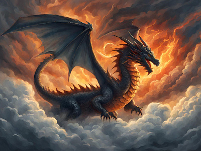 Dragon design graphic design illustration vector
