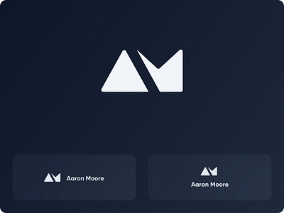 AM - Personal Mark Exploration branding clean identity logo minimal