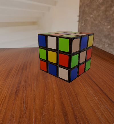 cube 3d animation blender graphic design modeling render