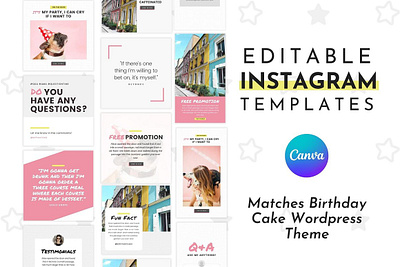 Instagram Template Cute Canva canva canva instagram instagram post template instagram posts layout instagram stories instagram story template instagram template instagram template cute canva instagram template pack instagram template pink