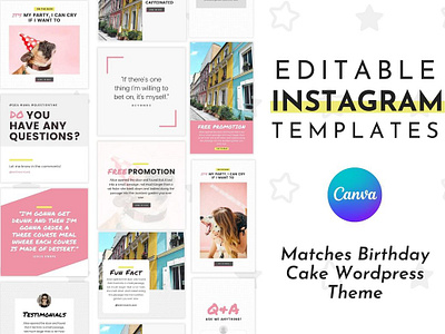 Instagram Template Cute Canva canva canva instagram instagram post template instagram posts layout instagram stories instagram story template instagram template instagram template cute canva instagram template pack instagram template pink