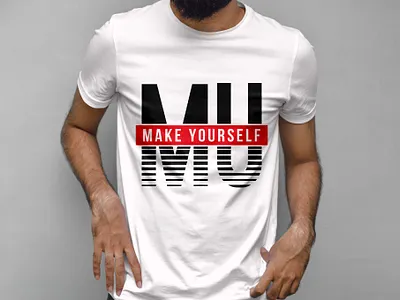 Make Yourself T-Shirt Design design graphic design graphic designer graphic tee make yourself pod remote job shirt t shirt t shirt design tee shirt vector