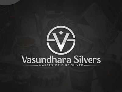 Logo Design for Vasundhara Silver branding custom logo graphic design logo shubham jadiwal visual design