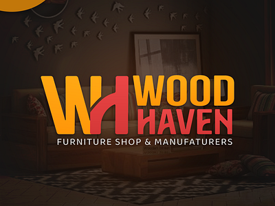 Logo Design for Wood Haven branding custom logo graphic design logo shubham jadiwal