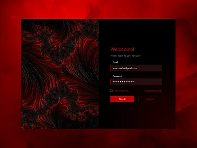 Modern Login UI @ design figma form graphic design landingpage login mobiledesign modernui signin signup ui uiinspiration uiux userinterface webdesign