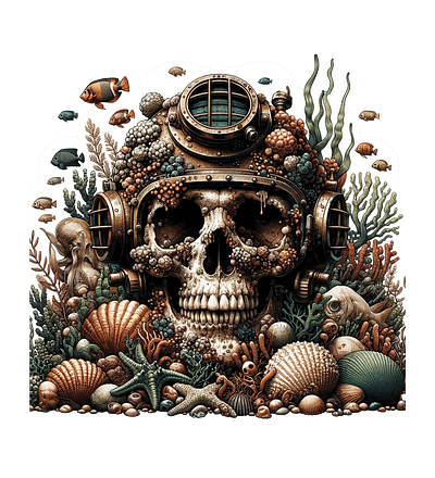 Deep Sea Diver Skull