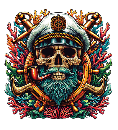 Sea Captain Skull