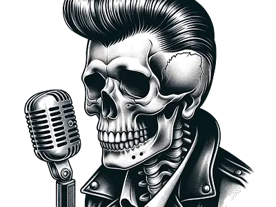 Rockabilly Skull