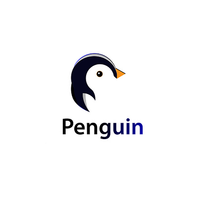 Penguin Logo Design bird logo branding design graphic design illustration letter logo logo logo design penguin penguin logo vector