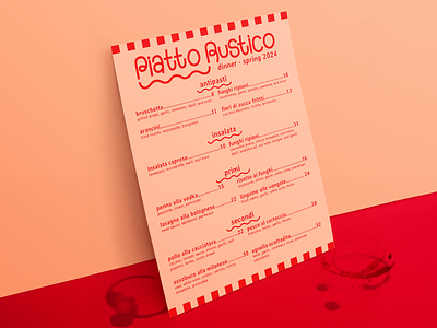 Menu Design brand brand design brand identity branding branding design graphic design logo logo design menu menu design visual identity