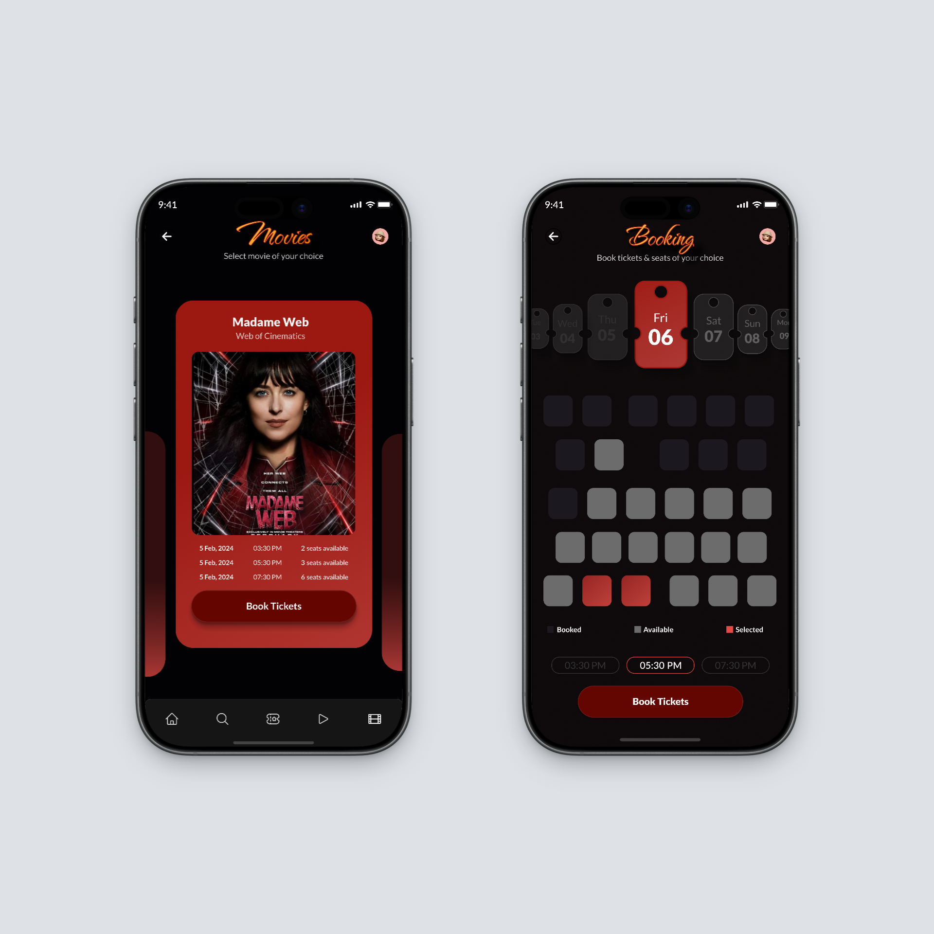 Example of Mobile App UI/UX Design Services