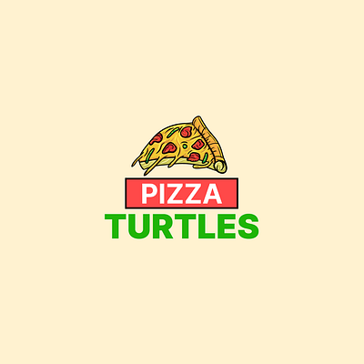 PIZZA TURTLES branding design figma graphic design logo logo design vector