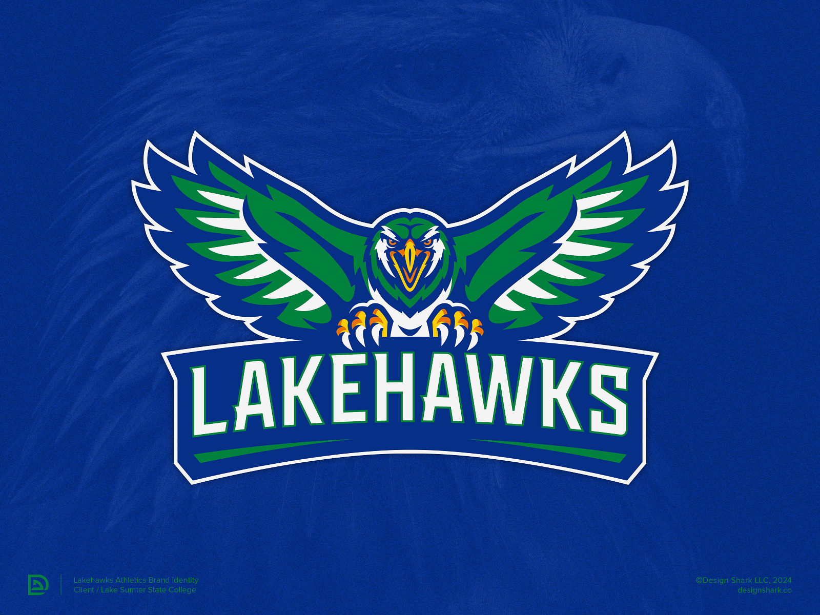 Lakehawks Athletics | 01 by Dan Blessing | Design Shark® on Dribbble