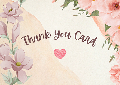 Thank you card branding business card graphic design thankyou thankyoucard