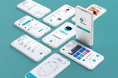 Healthcare Denta Smart App app design application ui ui ux design webdesign