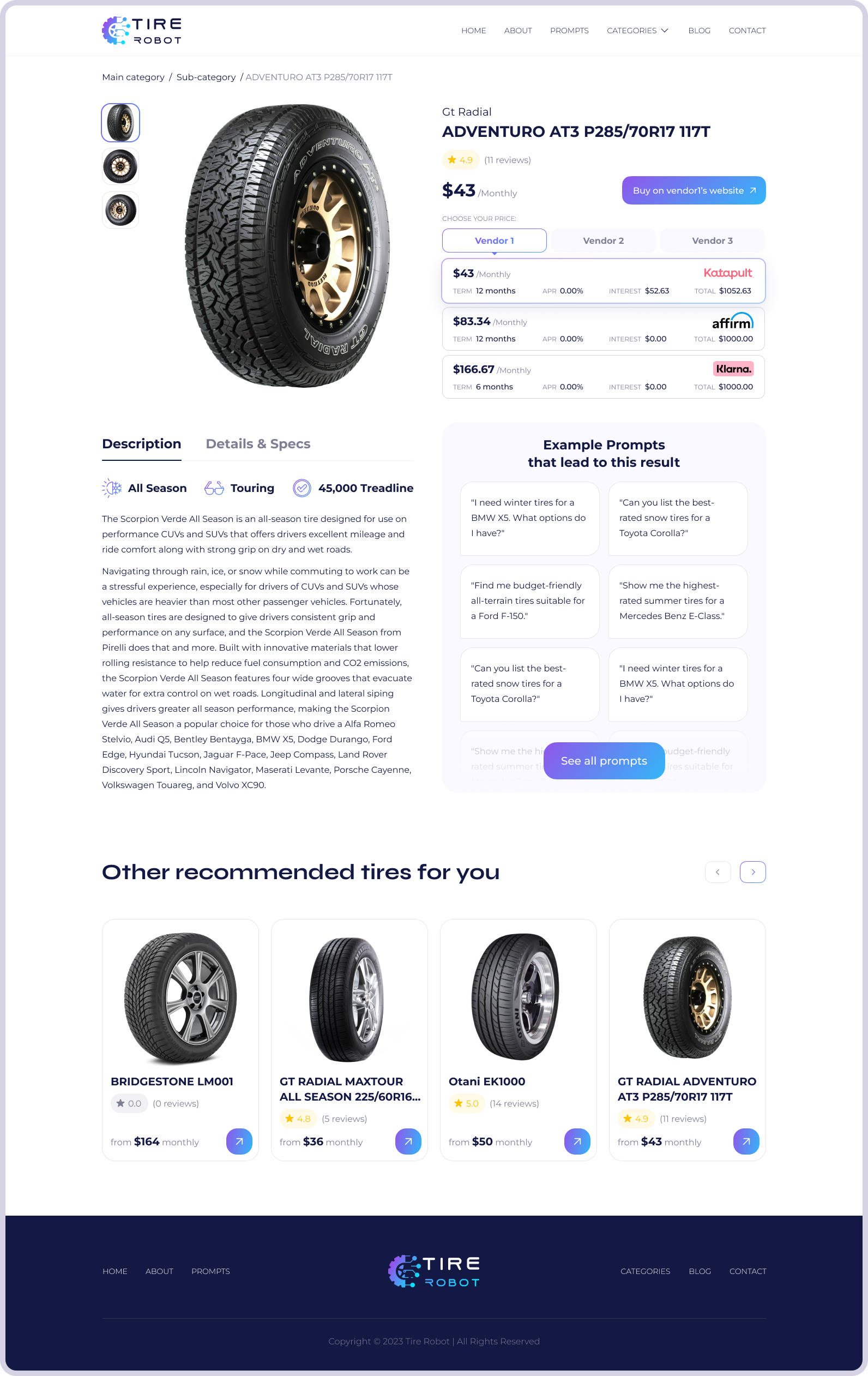 Example of Ecommerce Website Design