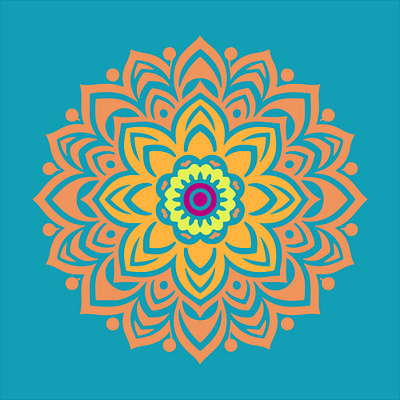 Mandala Vector Design. animation art art design design graphic design motion graphics vector vector design