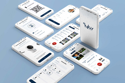 Iylus Smart Security Solution branding devices control iot smart security ui ui ux design