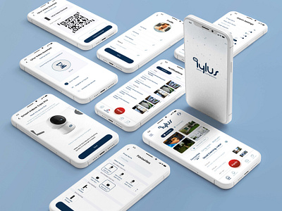 Iylus Smart Security Solution branding devices control iot smart security ui ui ux design