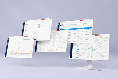 Proffessional Monitoring Dashboard application design ui ux design web application website design