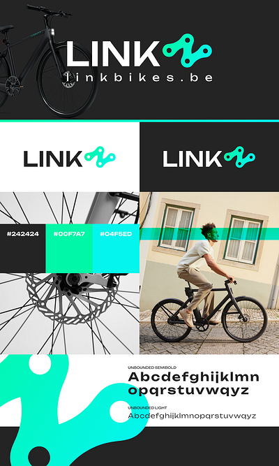 Logo Presentation - Link bikeshop brandidentity branding cycling ebikes graphicdesign logodesign