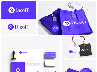 DicoIT Brand Identity agency animation app brand identity branding design agency designs dicoit dicoitteam itagency ui uiux design ux website