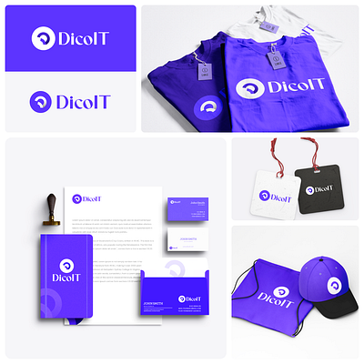 DicoIT Brand Identity agency animation app brand identity branding design agency designs dicoit dicoitteam itagency ui uiux design ux website