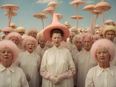 Before the civil war ai art