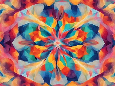 Kaleidoscope design graphic design illustration vector