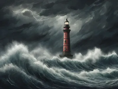 Lighthouse 1 design graphic design illustration vector