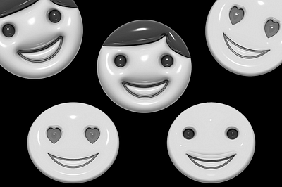 Emoji Faces Designs 3d character design design graphic design illustration logo