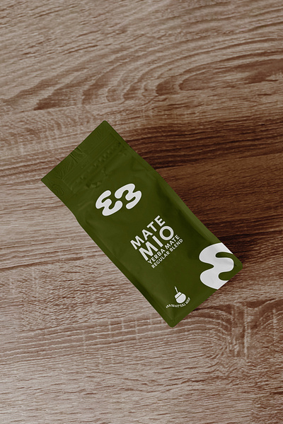 Mate Mio branding logo packing