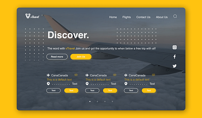 V Travel (concept) figma ui ux web design