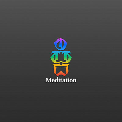 Meditation Logo design figma graphic graphic design logo logo design logos meditation photoshop