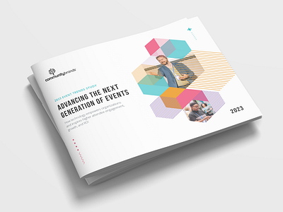 Community Brands Event Trends Study brochure community brands cover design event trends events graphic design indesign letter letter size mockup research study