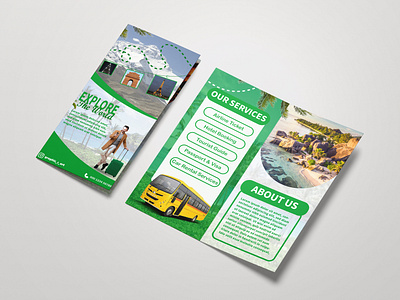 Trifold Brochure | Explore The World brand brochure brand brochure design branding brochure brochure brochure design brochure graphic brochure template brochure tri fold business brochure design designer designing flyer flyer design graphic graphic design graphic designer graphic elements tri fold brochure trifold