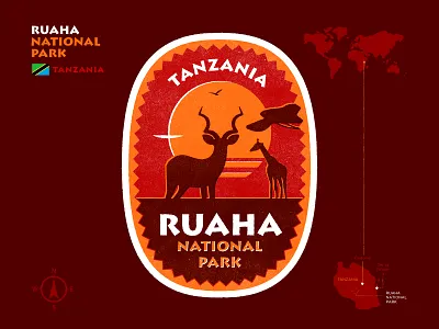 Ruaha · Tanzania illustration
