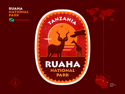 Ruaha · Tanzania illustration