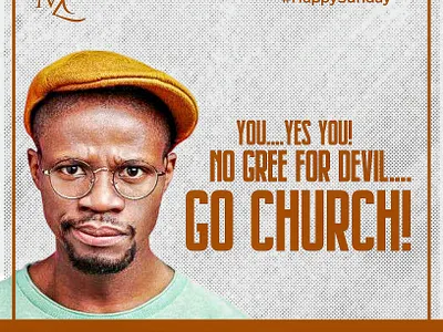 Nigerian Style of Reminding People to Go to Church... graphic design motion graphics