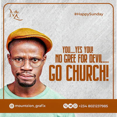 Nigerian Style of Reminding People to Go to Church... graphic design motion graphics