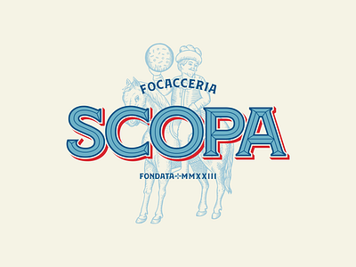 Scopa Branding branding food graphicdesign identity illustration logo print typography