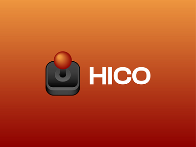 Hico Logo Concept arcade brand branding design game gaming gradient graphic graphic design identity logo logo design retro retrogaming skeuomorphism vector videogame visual visual identity warm