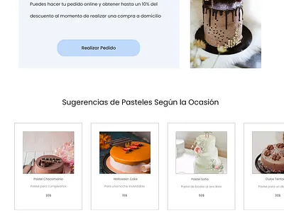 Diseño web responsivo para pastelería online uidesign uxdesign webdesign