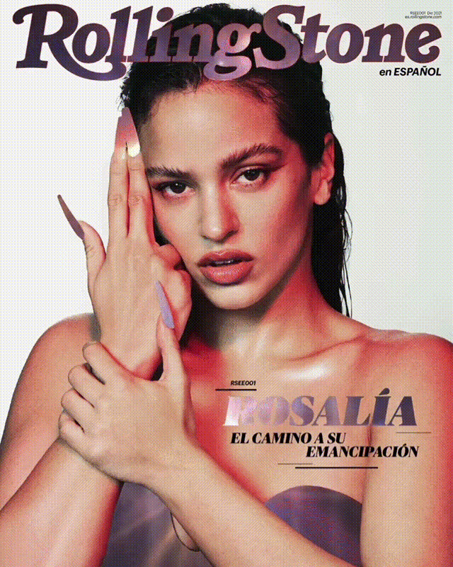 Rosalía x Rolling Stone | Animated Magazine Cover | Nomehas animation art artistic cover creative design diseño fashion illustration la rosalia magazine motomami nomehas rolling stone rosalia