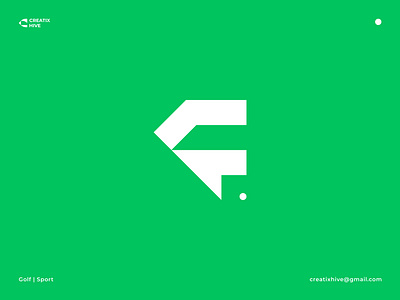 Letter F Golf Logo | Sport Logo brand identity branding creative logo f logo golf golf logo graphic design identity design letter f logo logo design logo designer minimalist logo modern logo monogram logo play logo sport sport logo tech timeless logo