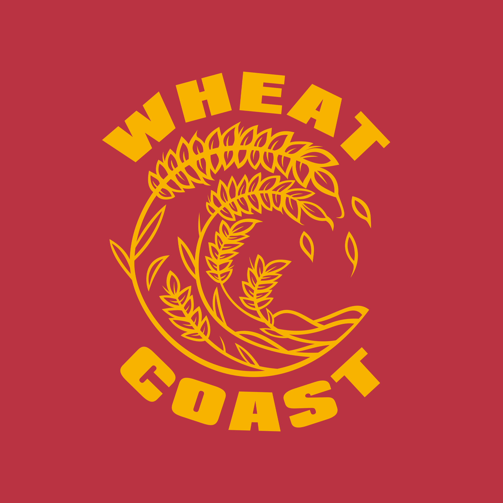 Logo Design for Wheat Coast brand identity branding commission design food freelance work graphic design graphic designer logo logo design logo design branding logo designer vector wheat