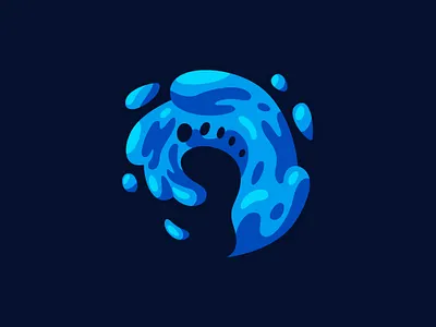 Water Foot Print Logo food footprint ocean sea water