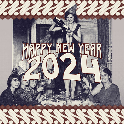 Instagram Post: Happy New Year graphic design photoshop