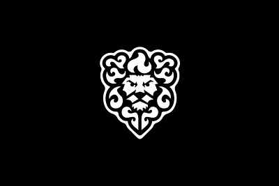 Lion Shield Logo animal branding king lion logo ornament power royal security shield