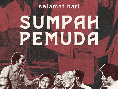 Instagram Post: Sumpah Pemuda graphic design illustration